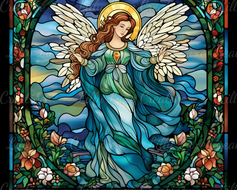 Stained Glass Christmas - Angel
